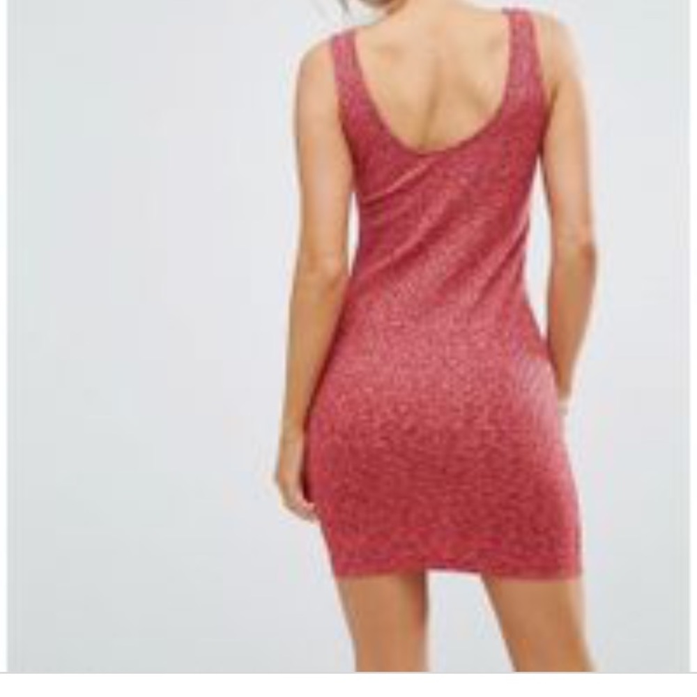 ASOS Mini Bodycon Dress in Marl Rib - Picture 3 of 5